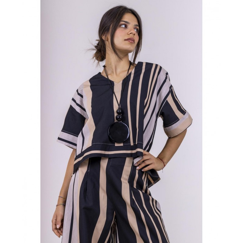 TOP CAMICIA FASHION SALLY MARRONE - KARAKORUM CVPE202456SMA TOP CAMICIA FASHION SALLY MARRONE - KARAKORUM CVPE202456SMA