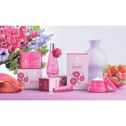 Tenda Da Doccia Con Fragole Rosa E Acquerello, 180x180 Cm, Tessuto Poliestere Impermeabile, Con 12 Ganci