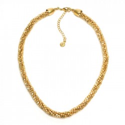 COLLANA TUBO MINI PEPITE IN...
