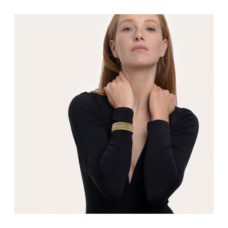 BRACCIALE FASCIA MULTILINEE IN OTTONE - VESTOPAZZO DONNA DD11134 BRACCIALE FASCIA MULTILINEE IN OTTONE - VESTOPAZZO DONNA DD11134