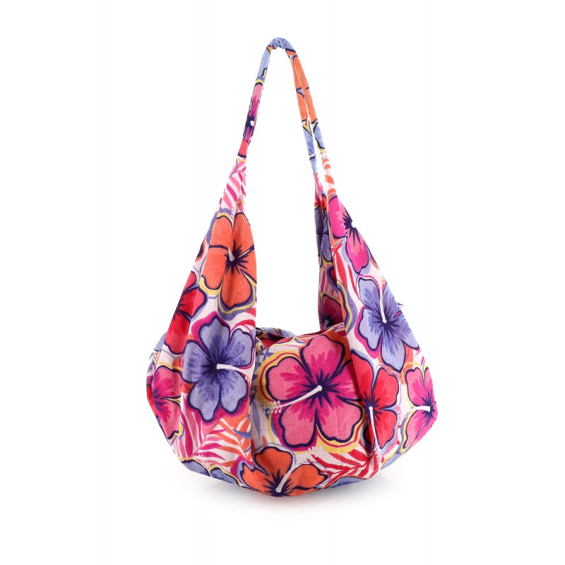 NAXOS BORSA in cotone stampato - Banana bag KARAKORUM NAXOS BORSA in cotone stampato - Banana bag KARAKORUM