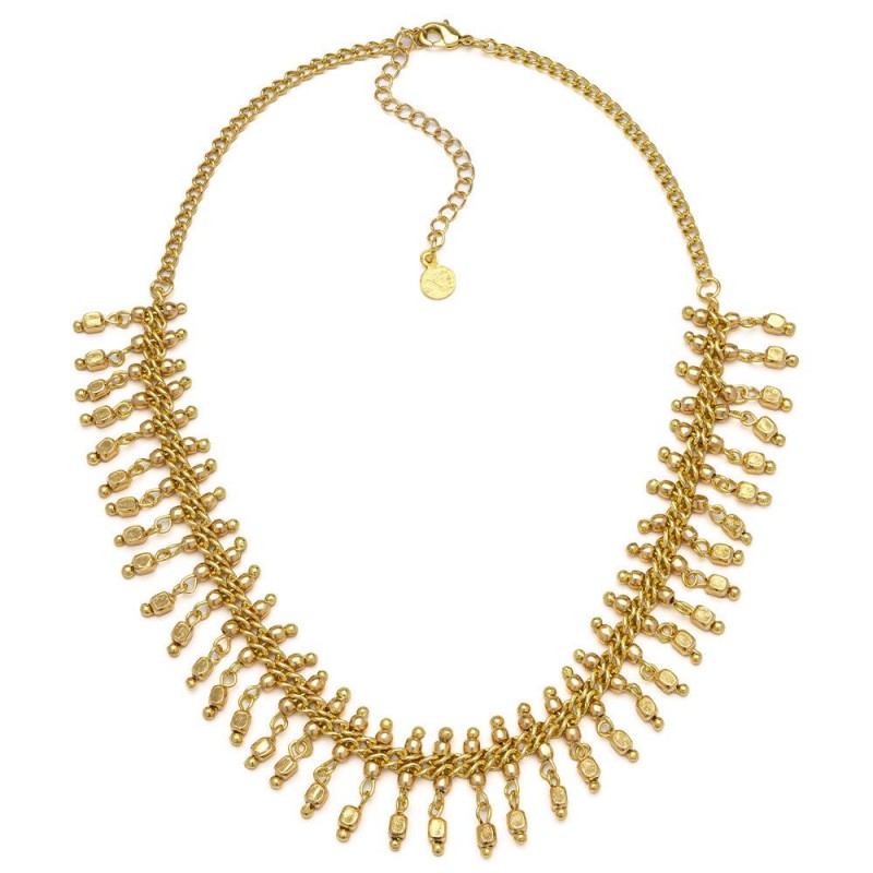 COLLANA MICRO ELEMENTI IN OTTONE - VESTOPAZZO DD01048 COLLANA MICRO ELEMENTI IN OTTONE - VESTOPAZZO DD01048