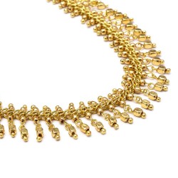 COLLANA MICRO ELEMENTI IN OTTONE - VESTOPAZZO DD01048