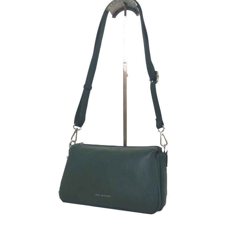 Borsa Mac Alyster verde scuro vista frontale Borsa Mac Alyster verde scuro vista frontale