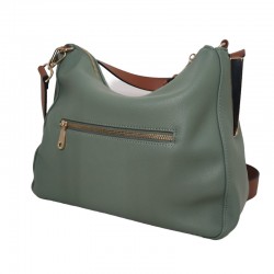 Borsa Donna Hobo Verde Versatilità ed Eleganza - Alessia Massimo  1740_D retro