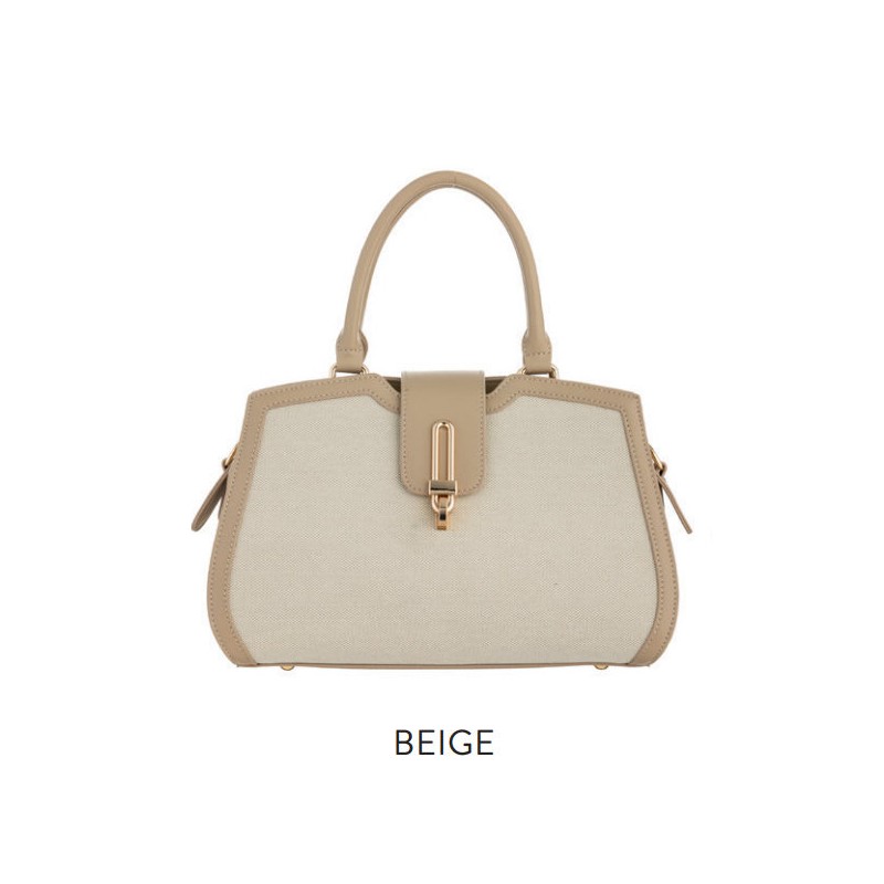 Borsa a Mano Donna Beige Chic & Versatile | Alessia Massimo STYLE1817 Borsa a Mano Donna Beige Chic & Versatile | Alessia Massimo STYLE1817