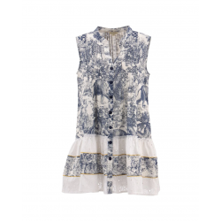 Kaftano Blusa Fantasia Blue...