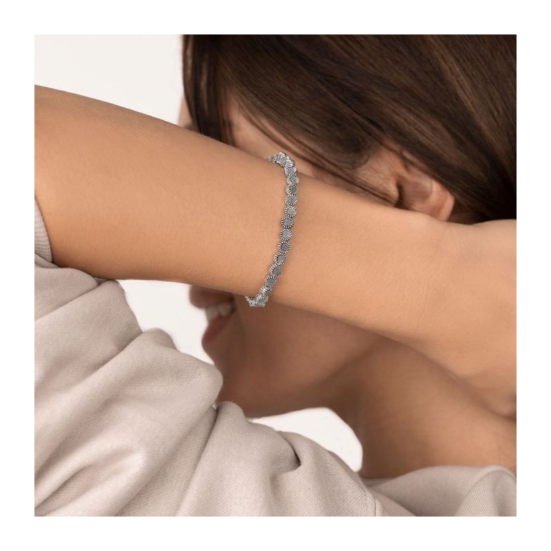 BRACCIALE PICCOLI GIRASOLI PLACCATO ARGENTO - VESTOPAZZO LO00129 BRACCIALE PICCOLI GIRASOLI PLACCATO ARGENTO - VESTOPAZZO LO00129